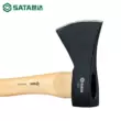 SATA Shida 05631 Tay Cầm Bằng Gỗ Thép Rìu Được Rèn Bằng Tay Gia Cố Rìu Cắm Trại Ngoài Trời Lumberjack Tách Củi Và Cây búa cán sắt Búa