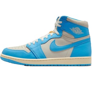 
NIKE Nike men's shoes North Carolina blue high top retro AJ1 sports training basketball shoes DZ5485-402