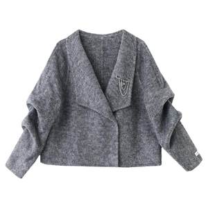 
Double-sided cashmere coat women's short 2025 autumn and winter new high-end small casual loose woolen coat