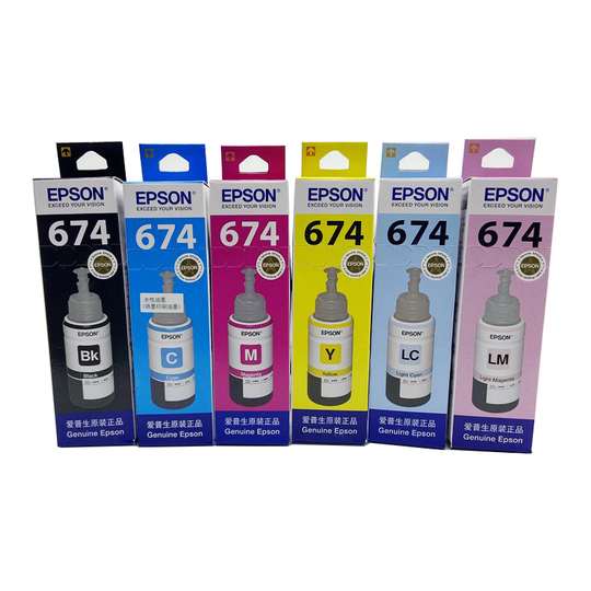 送料無料の商品 Epson 70ml - Ink Six-Color T6741-T6746 ペン