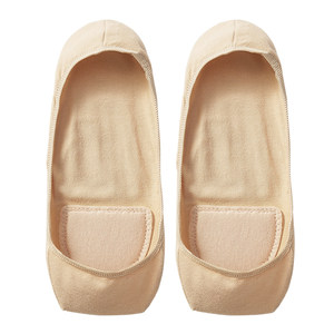
Boat socks for women pure cotton shallow mouth invisible non-slip heels summer thin sweat-absorbent breathable cotton pad high heels socks for women