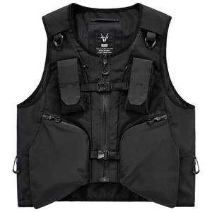 
VIP multi-pocket functional vest men's outdoor tactical workhorse clamp multi-functional design vest sleeveless jacket