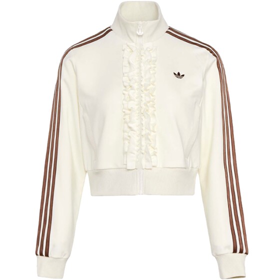
Adidas clover spring women's sports casual jacket loose versatile top KU9388