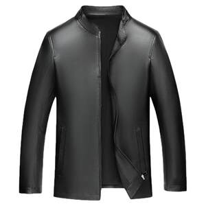 
Whole first-layer cowhide jacket men's genuine leather stand-up collar leather jacket coat plus velvet thickening 2025 new large size leather top