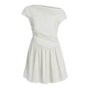 
Fan Luo Fano design draped pleated structured slanted shoulder shirt dress summer women 2026 new style