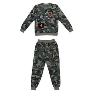 
Boys Camouflage T-shirt Long Sleeve Set 2025 New 9 Children's Handsome Military Training Outdoor Sports Spring and Autumn Clothes
