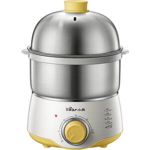 
Bear egg boiler stainless steel household small mini electric steamer double-layer automatic power-off breakfast egg cooking machine