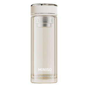 
Mingchuang premium double-layer glass cup for women with high appearance, high temperature resistance, anti-scalding, portable high borosilicate tea cup, new style