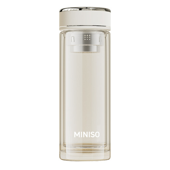 
Mingchuang premium double-layer glass cup for women with high appearance, high temperature resistance, anti-scalding, portable high borosilicate tea cup, new style