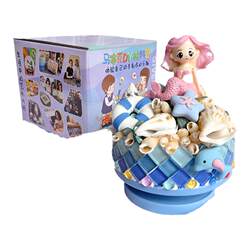 Girl handmade diy music box music box