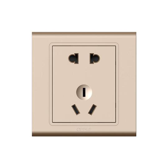 Opple Socket Opple 86 Type Wall Switch Socket Panel - Champagne Gold