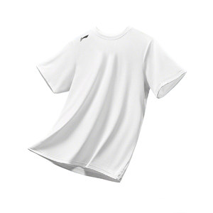 
Li Ning quick-drying short-sleeved men's summer fitness running ice silk T-shirt 2026 breathable sweat-absorbent sports round neck T-shirt