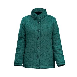
Mother's winter short cotton coat 2025 new 60-year-old middle-aged and elderly women's cotton coat pure cotton jacket thickened top