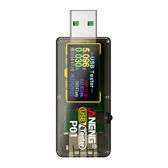 
Multifunctional USB tester mobile phone charger detector with Type-c adapter voltage current power meter