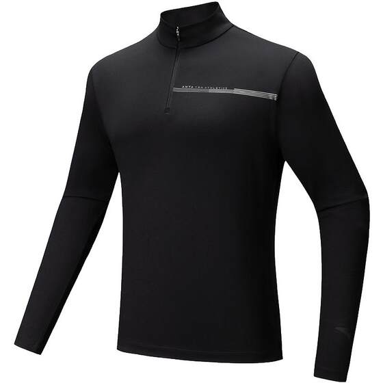 
ANTA Zero Pressure T丨Long Sleeve T-Shirt Men's Spring Half-Zip Stand Collar Commuting Sportswear Top 152537402