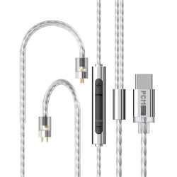 Weize type-C plug oxygen-free copper silver-plated with wheat wire
