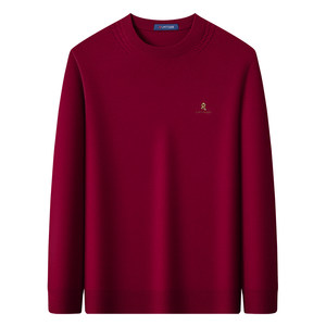 [Cashmere Wool] Montagut Men's Cashmere Sweater 26 Autumn and Winter Round Neck Sweater Solid Color Wool Knit Sweater Warm J