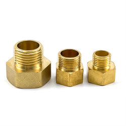 All-copper internal and external teeth variable diameter direct joint, the inner wire is 2 points, 3 points, 4 points, 6 points, and the outer wire is 1 point, 2 points, 3 points, 4 minutes, 1 inch