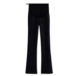 Maternity pants for spring and autumn wear micro-flared pants 2026 new small ones that do not tighten the belly and support the belly plus velvet winter clothes