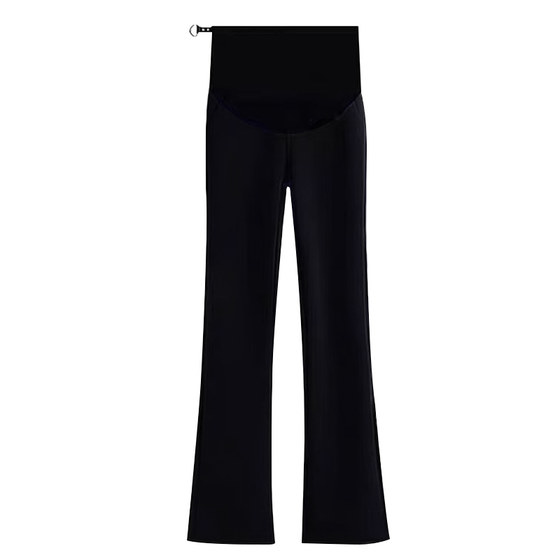 Maternity pants for spring and autumn wear micro-flared pants 2026 new small ones that do not tighten the belly and support the belly plus velvet winter clothes