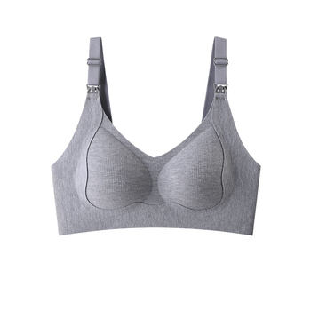Muqian pregnant women breastfeeding underwear during pregnancy, summer thin special postpartum feeding, gathering and preventing sagging, comfortable and non-stripping bra