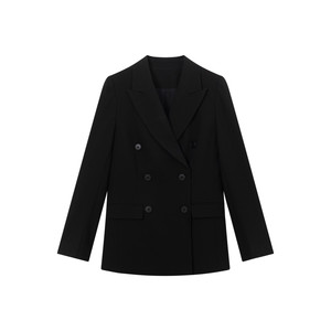 
GOOD YOUNG double-breasted suit for women professional formal wear exam public examination editorial education interview slim fit and slim suit for women