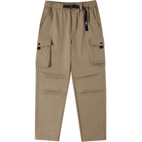 
Camel Mountain and Sea Overalls Men's Water-Repellent Autumn Mountain Loose Straight-Leg Paratrooper Long Pants