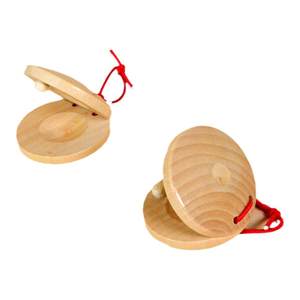 Wooden children's musical instruments Kindergarten elementary school student Orff percussion instrument log finger quick-pin eloquence