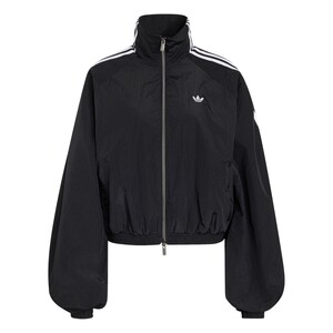 
Fashionable and versatile loose funnel collar sports thin coat for women spring new adidas Adidas clover