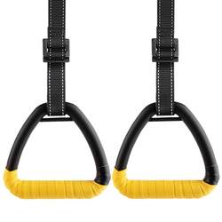 Home fitness ring with high load-bearing capacity and adjustable rope length