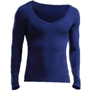 Men's low -neck collar V -neck Modal warm autumn clothing single bottom shirt cotton sweater thin jacket underwear