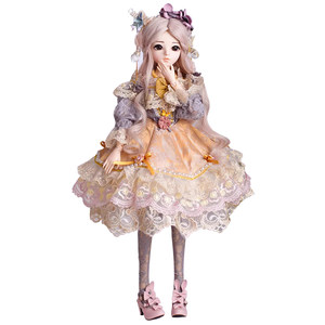 
Genuine doll toy girl princess super large gift box set to replace simulation 2025 new model year number Katy