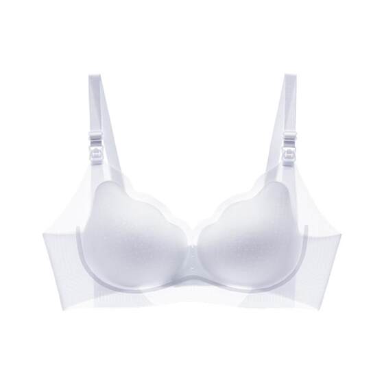 
[Xiao Liangpi Air] October Crystal Maternity Bra Breastfeeding Postpartum Light Thin Push-Up Anti-Sagging Bra Women