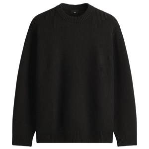 
HM men's and women's sweaters 25 autumn and winter loose inner layering shirts couple sweaters round neck pullover 1300943