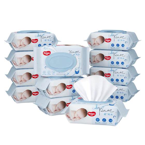 Curious Pure Waterfront Wet Scarf 80 Pumping*12 Backets can use soft babies to remove bacterial wet paper towels