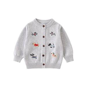 
Betis Children's Sweater Thickened Red Knitted Sweater Spring and Autumn Girls and Boys Sweater Coat New Year Sweater S