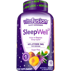 
Vitafusion Melatonin Gummy Sleepwell Melanin Tablets VF Sleep Sugar Amphibol Imported Sleep Sugar