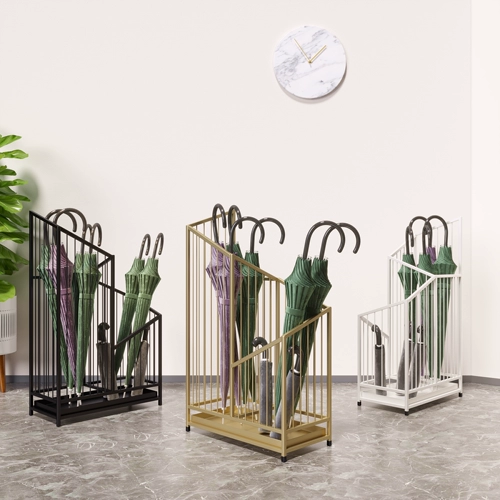 Маленькие зонтичные бочки на основе дома могут повесить дверь, чтобы поставить зонтик артефакт коммерческий гостиничный лобби для творческого зонтика рамки