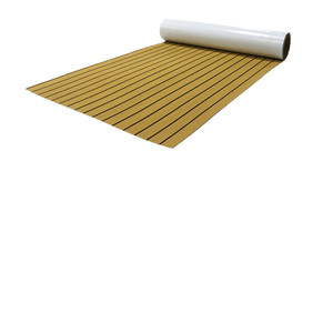 
Yacht anti-slip floor mat 240x120EVA imitation teak marine deck floor mat Luya speedboat special cork floor