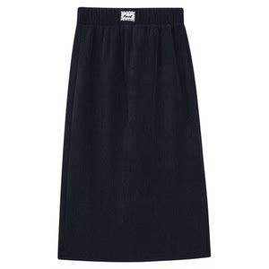 
IEF/Aiyifu [Small Man] Skirt 2025 Winter New Korean Style Simple Solid Color Slim Long Skirt