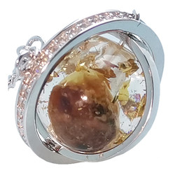Bottle empty imagination umbilical necklace sterling silver does not fade