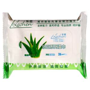 
Lechen wet wipes aloe vera 26 pieces cleaning and care for adults, men and women's private parts hygiene box 30 bags wet wipes extraction type