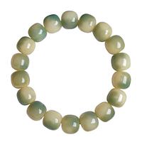 Small White Jade Bodhi Root Beads Bracelet For Men And Women