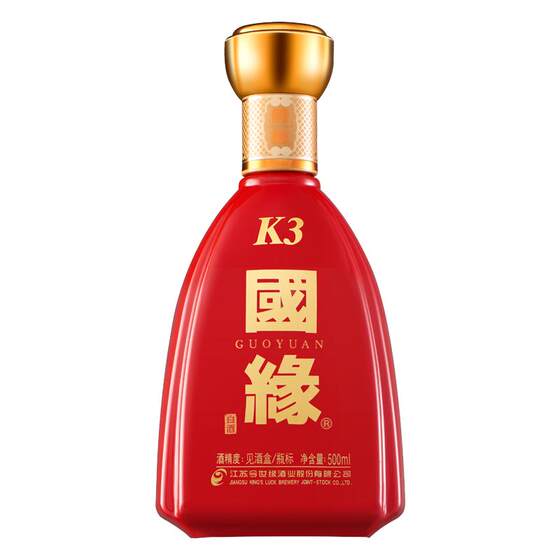 
Jin Shiyuan Guoyuan k3 pure grain liquor 500ml*1 bottle 42 degrees soft and elegant wedding banquet wine