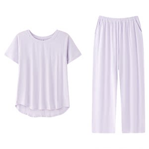 
Fenton Kean pajamas for women 2026 new summer Tencel Lyocell cotton short-sleeved trousers women's home wear summer
