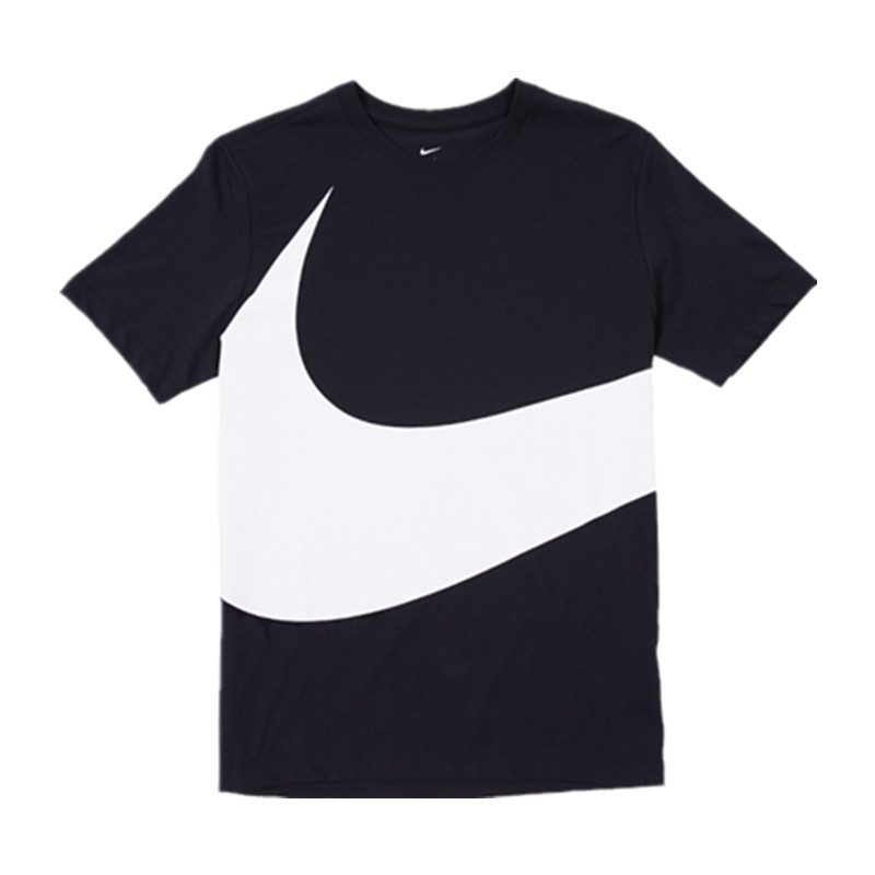Nike Big Swoosh Black/White Short Sleeve T-Shirt AR5192-010