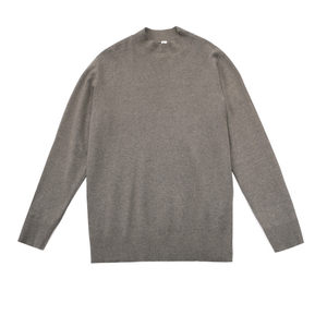 
Wang Jiaer's same style half turtleneck bottoming shirt men's sweater black light luxury high-end knitted sweater cashmere top