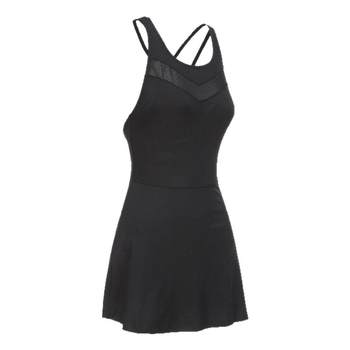 Decathlon little black dress one piece swimsuit