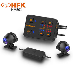 
HFK HM502/603/701/702/801 Motorcycle dash recorder HD camera waterproof dual lens