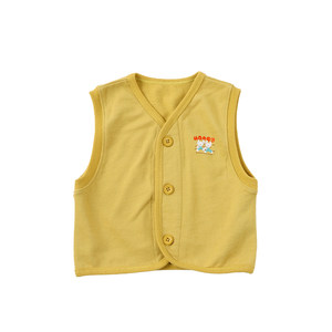 
Xia Sheng printed cotton vest for boys and girls casual brushed small waistcoat baby vest top children's spring new style